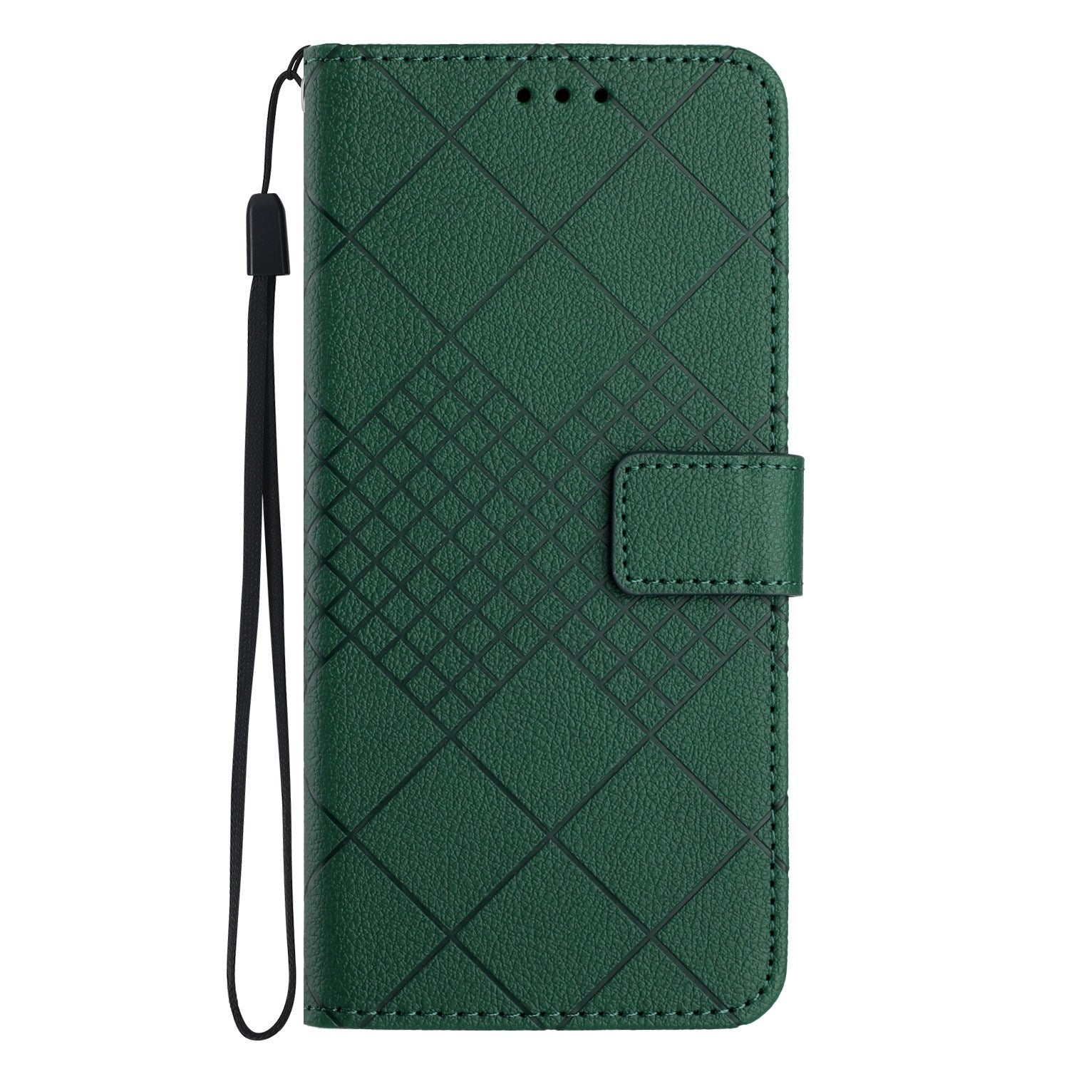 EIDERWOOD OnePlus 15 Faux Leather Flip Case with Imprint - Green