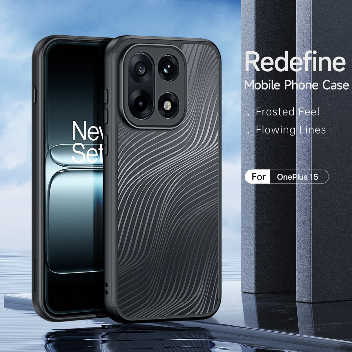 OnePlus 15 DUX DUCIS Aimo Series Plastic Case - Transparent / Black