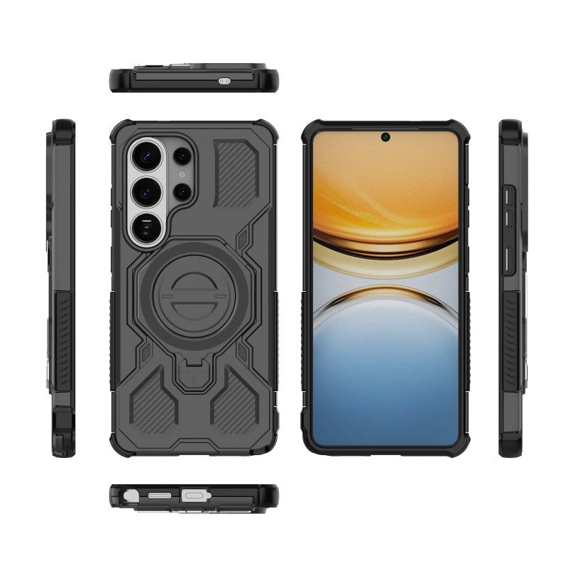 Samsung Galaxy S26 Ultra Tough Case with Kickstand - incl. 2 x Screen Protector - Black
