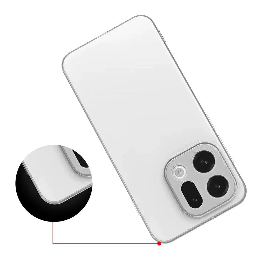 Oppo Find X9 EIDERWOOD Flexible Plastic Case - Transparent