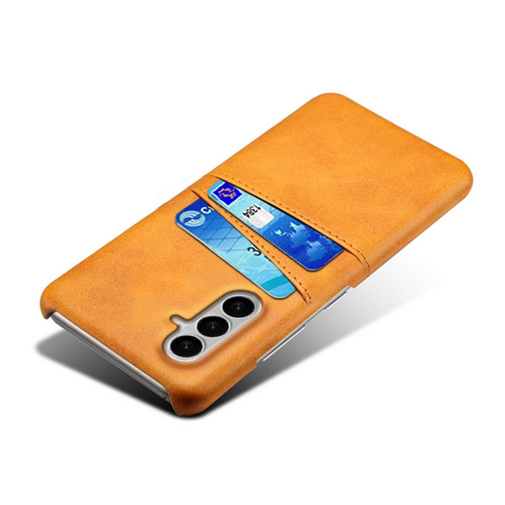 Samsung Galaxy S26 / S26 Pro EIDERWOOD Faux Leather Case with Card Holder - Orange