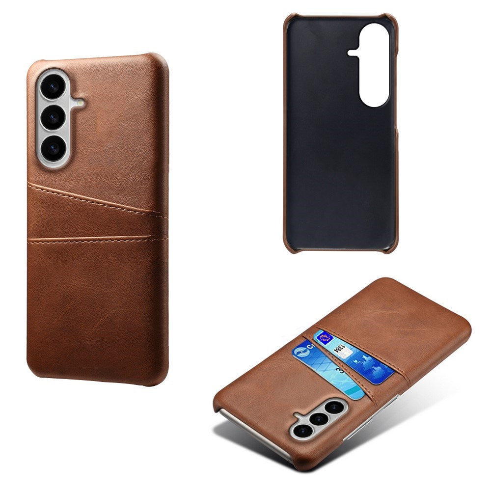 Samsung Galaxy S26 / S26 Pro EIDERWOOD Faux Leather Case with Card Holder - Brown