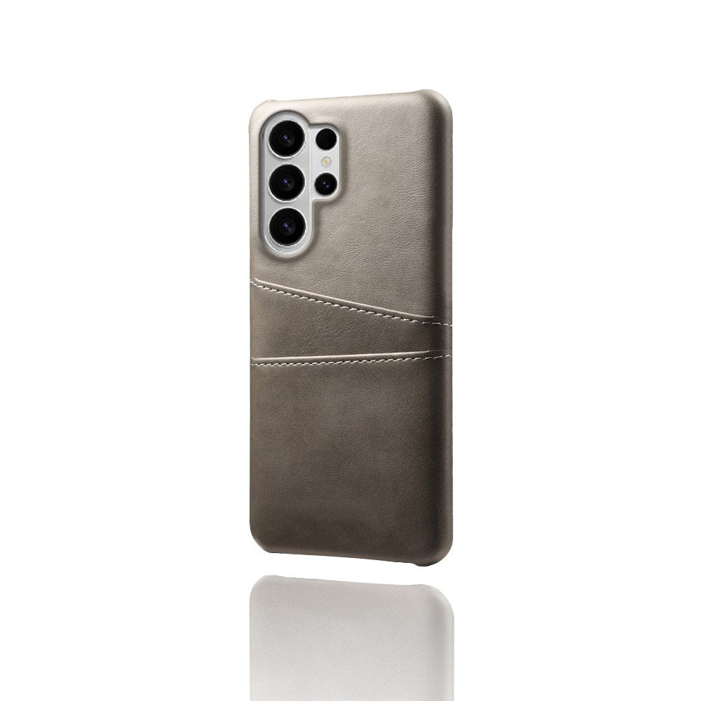 Samsung Galaxy S26 Ultra EIDERWOOD Faux Leather Case with Card Holder - Gray