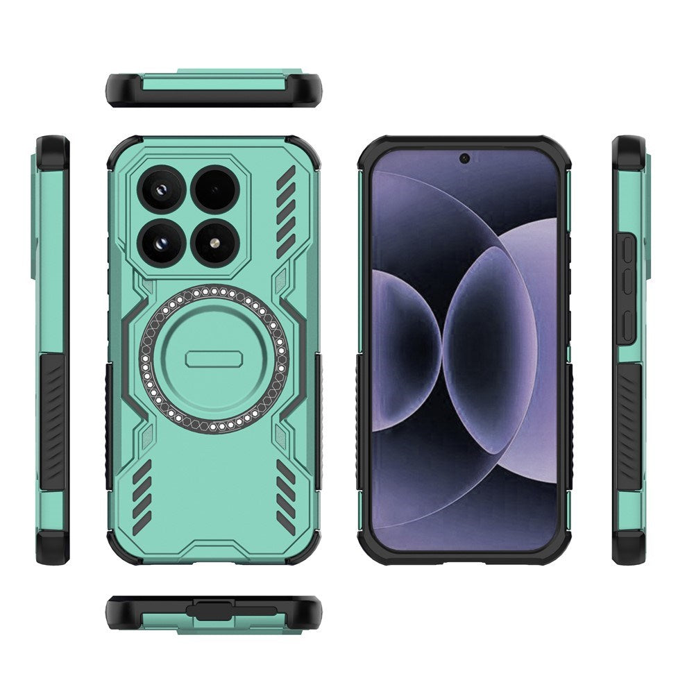 Xiaomi 17 EIDERWOOD Tough Hybrid Case w. Heat Dissipation - Green