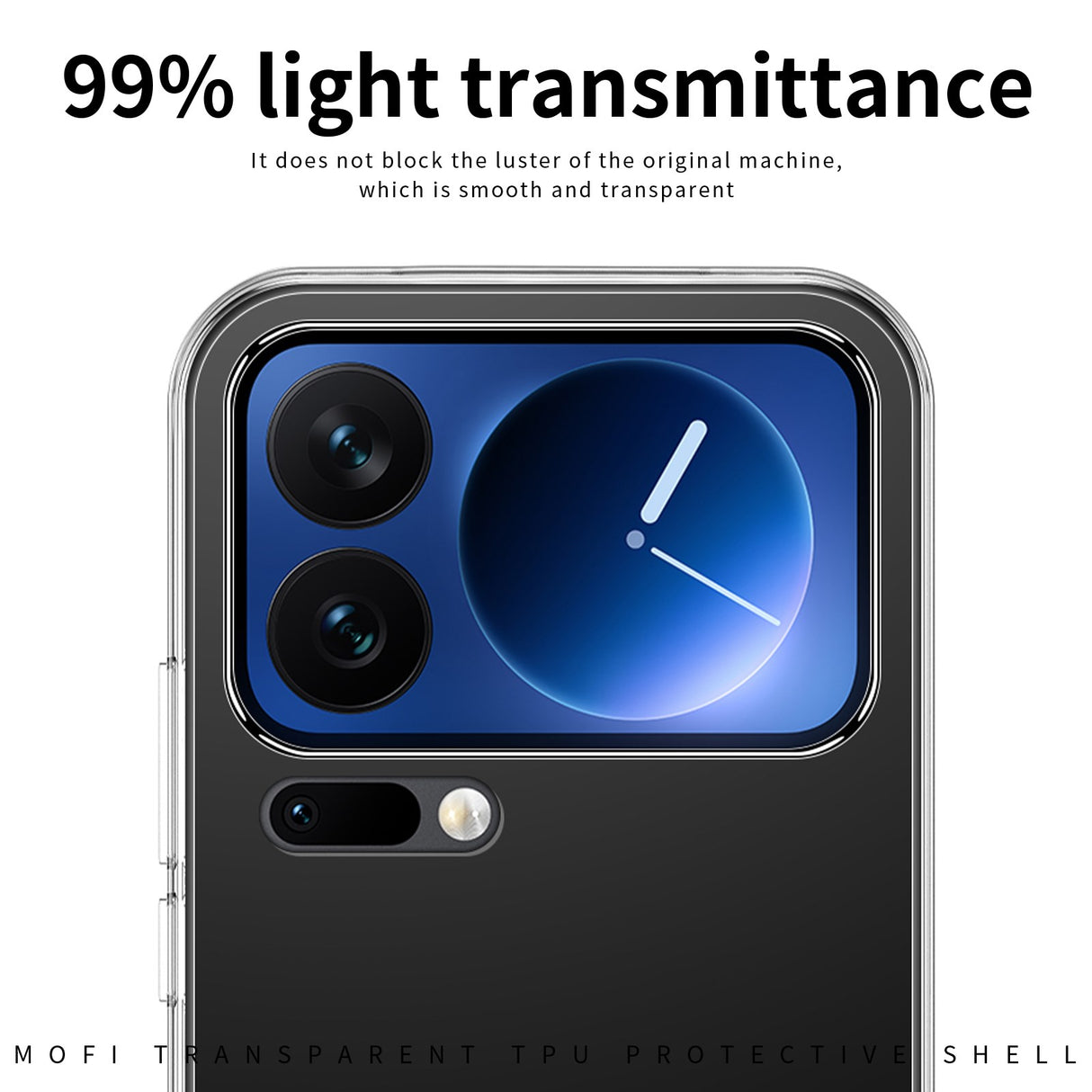 Xiaomi 17 Pro Max MOFI Slim Plastic Case - Transparent