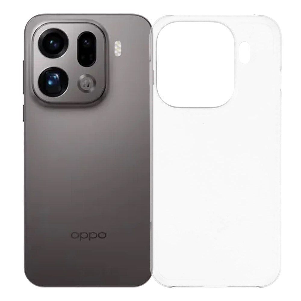 OPPO Find X9 Pro EIDERWOOD Hard Plastic Case - Transparent