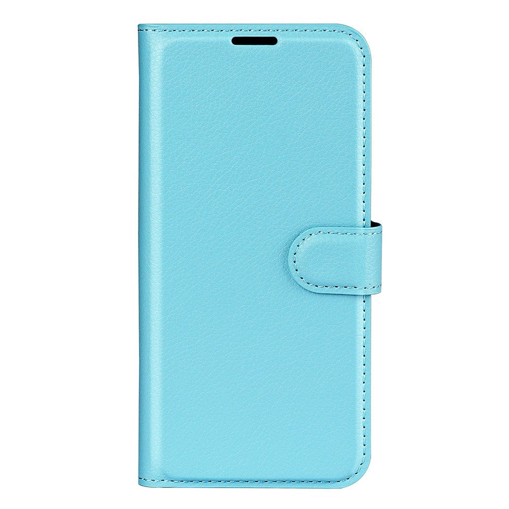 Xiaomi 17 Pro AMORUS Litchi Texture Leather Flip Case w. Wallet - Blue