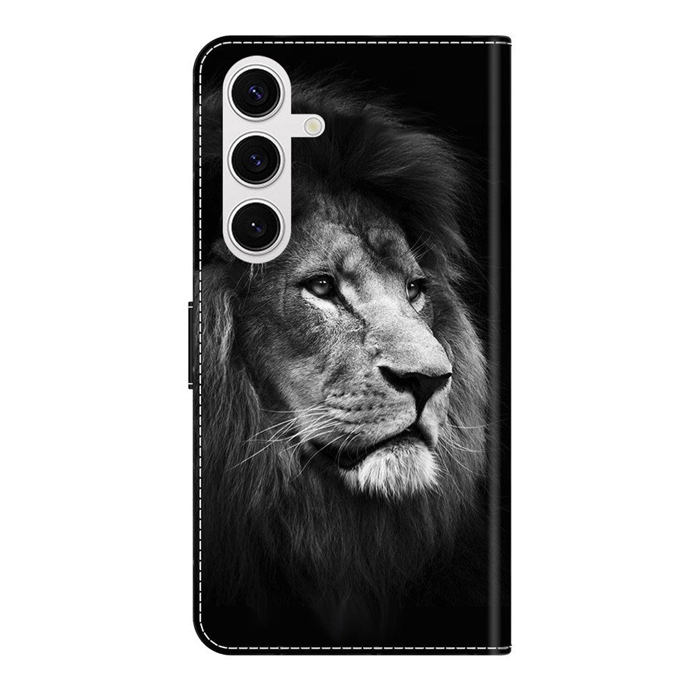 Samsung Galaxy S26 / S26 Pro EIDERWOOD Faux Leather Flip Case with Print - Lion