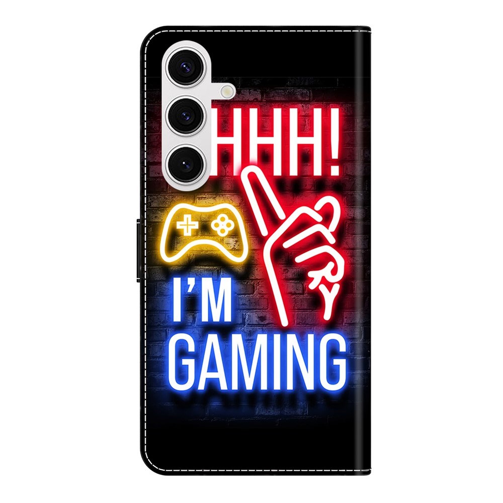 Samsung Galaxy S26 / S26 Pro EIDERWOOD Faux Leather Flip Case with Print - Neon