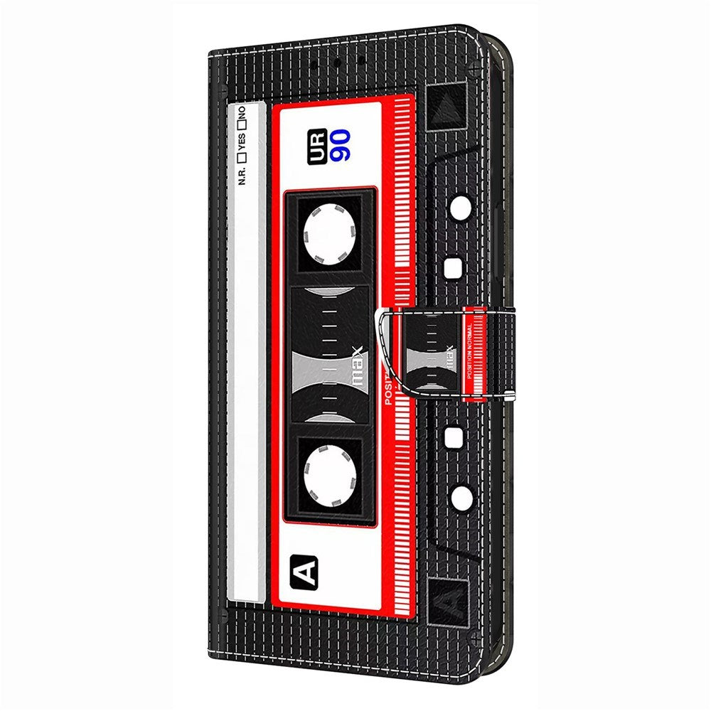 Samsung Galaxy S26+ (Plus) EIDERWOOD Faux Leather Flip Case with Print - Cassette Tape