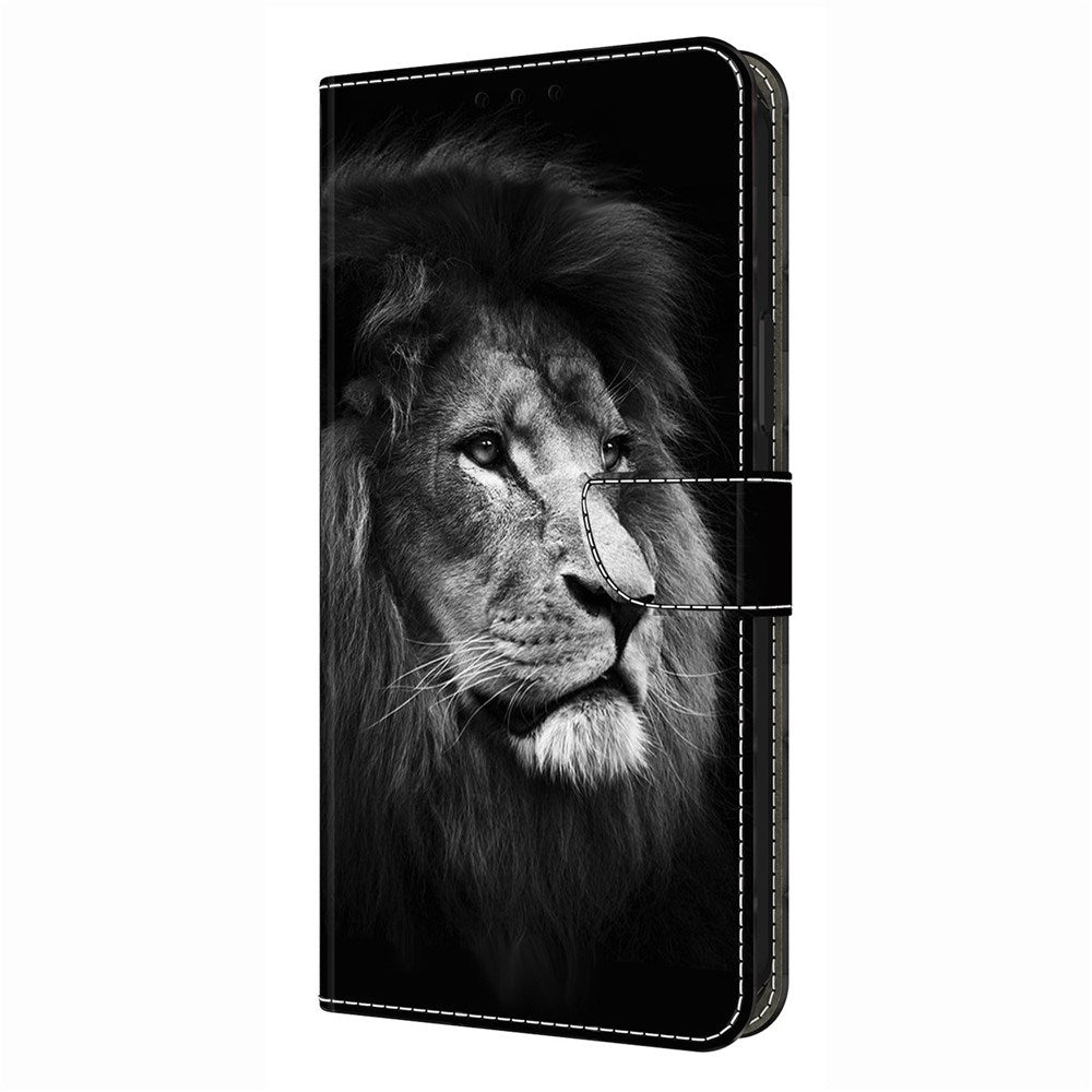 Samsung Galaxy S26 Ultra EIDERWOOD Faux Leather Flip Case with Print - Lion