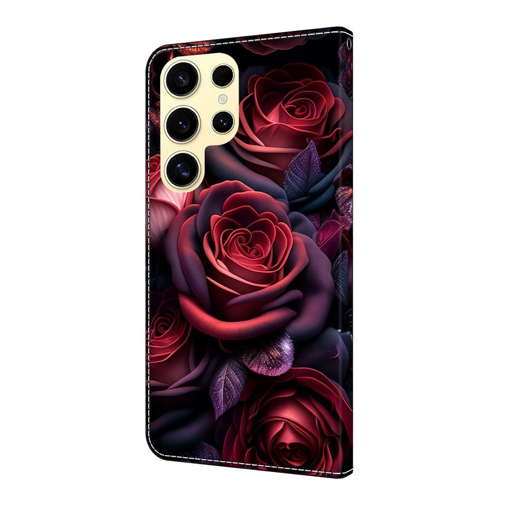 Samsung Galaxy S26 Ultra EIDERWOOD Faux Leather Flip Case with Print - Roses