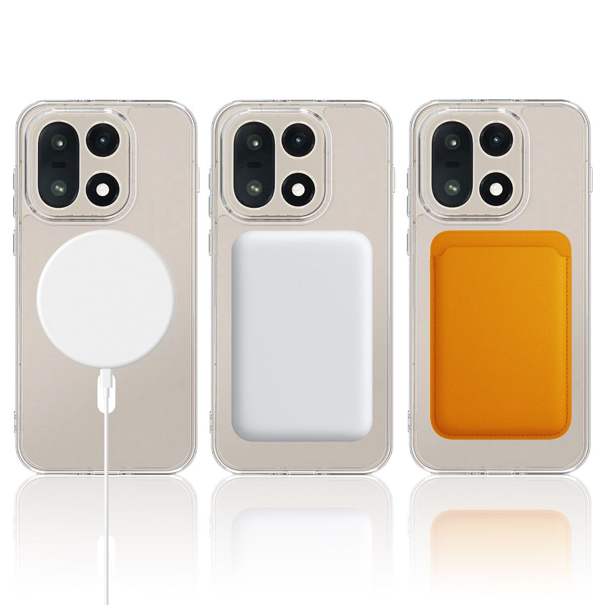 OnePlus 15 EIDERWOOD Hybrid Plastic Case - MagSafe Compatible - Transparent