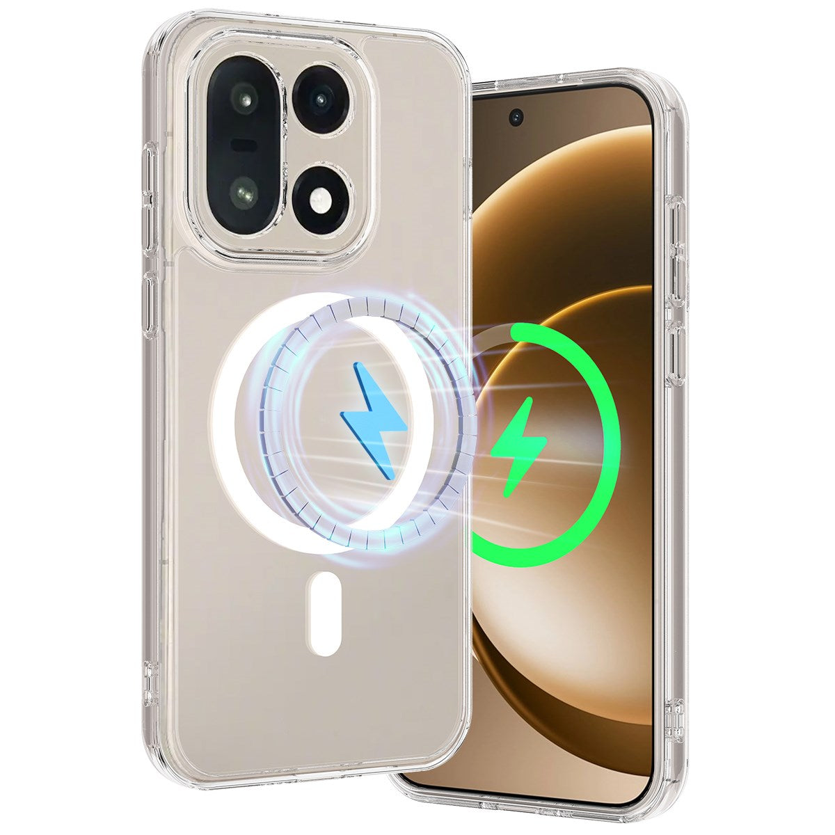 OnePlus 15 EIDERWOOD Hybrid Plastic Case - MagSafe Compatible - Transparent