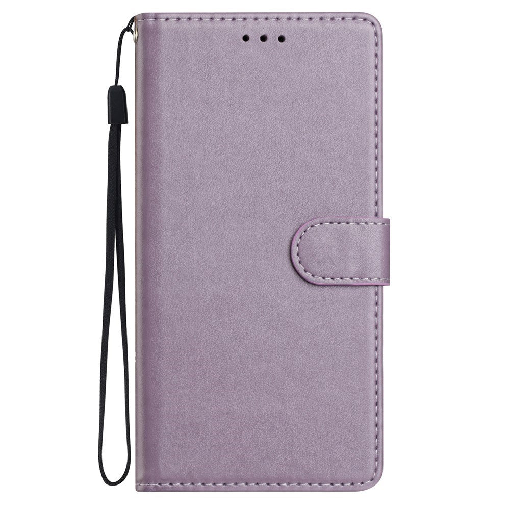 Samsung Galaxy A27 EIDERWOOD Faux Leather Flip Case with Strap - Purple