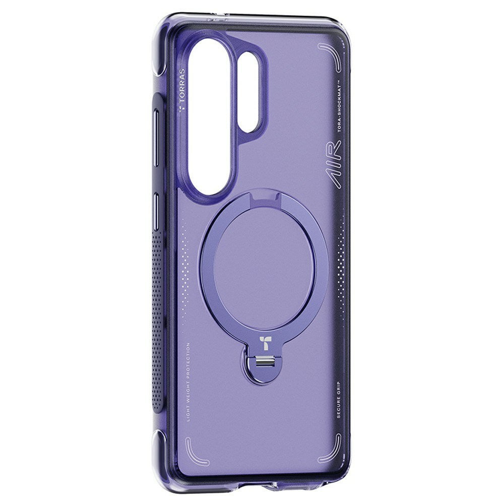 Samsung Galaxy S26 Ultra TORRAS Ostand Q3 Air Hybrid Plastic Case with Kickstand – MagSafe Compatible – Purple