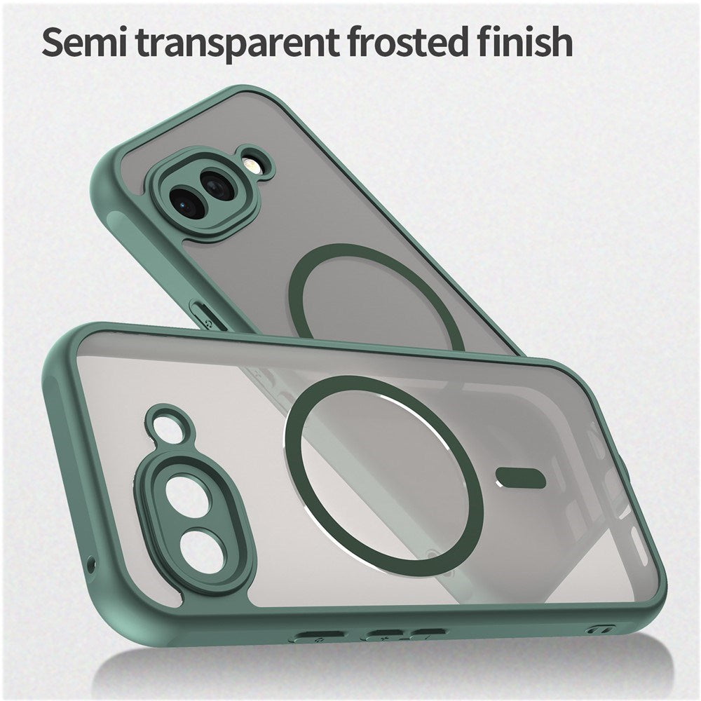 Google Pixel 10a EIDERWOOD Matte Hybrid Plastic Case - MagSafe Compatible - Green