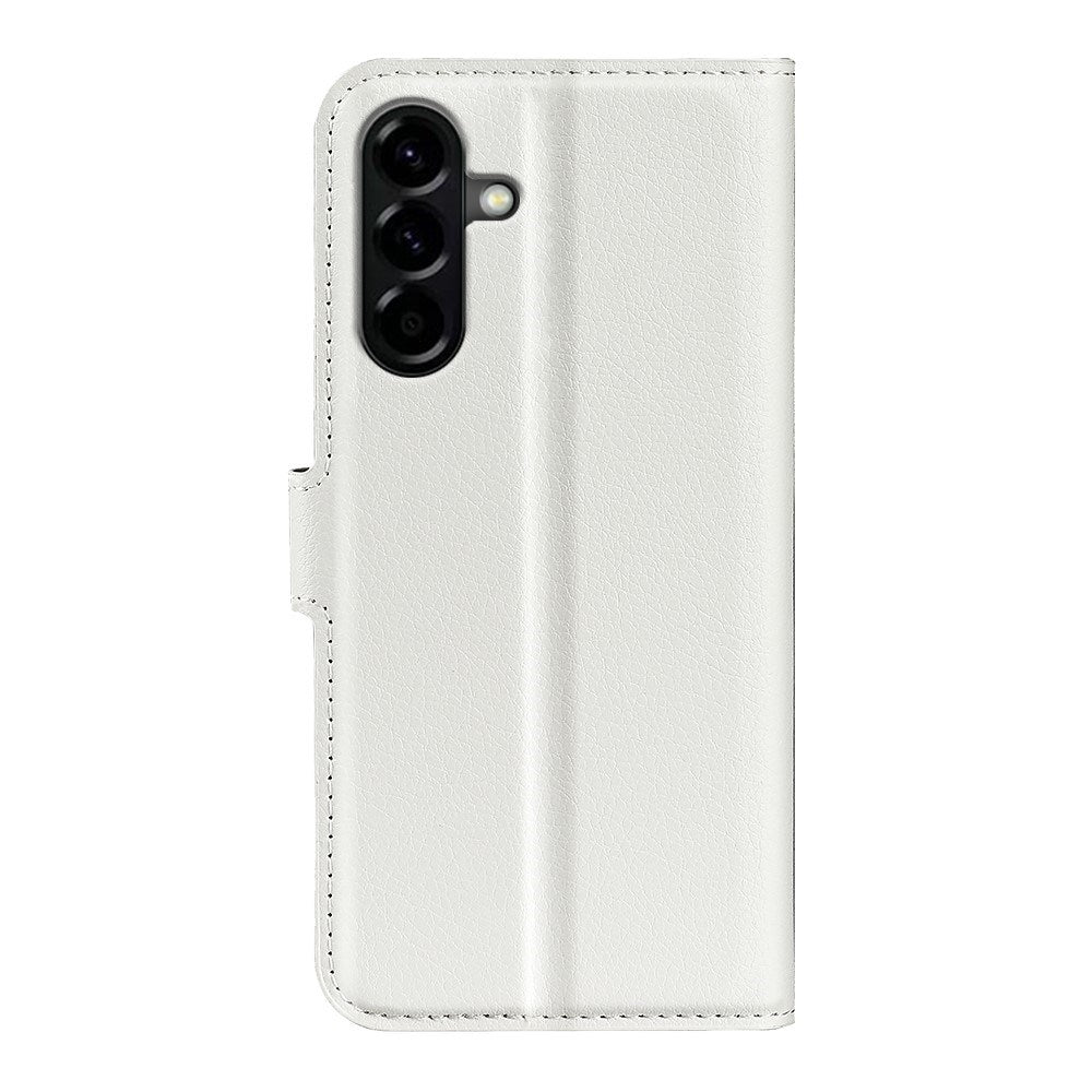 EIDERWOOD Samsung Galaxy A57 Faux Leather Flip Case with Cardholder & Stand Function - White