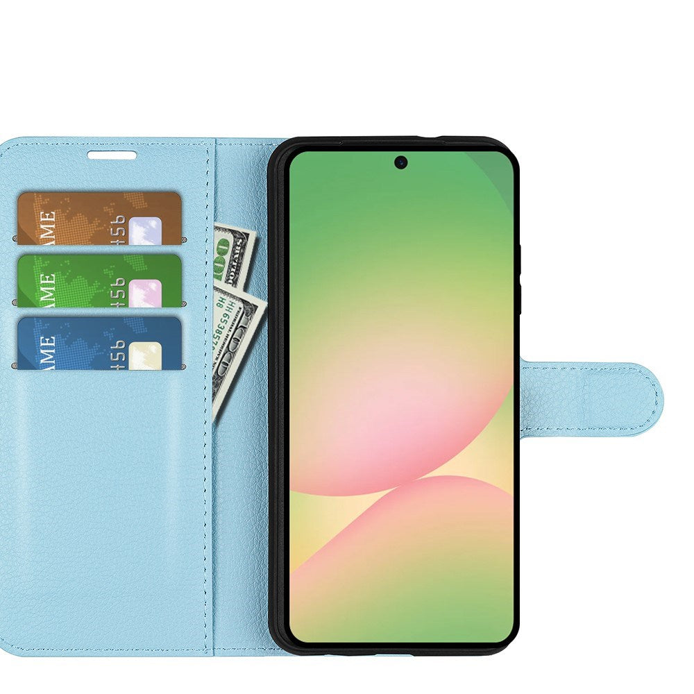 EIDERWOOD Samsung Galaxy A57 Faux Leather Flip Case with Cardholder & Stand Function - Blue