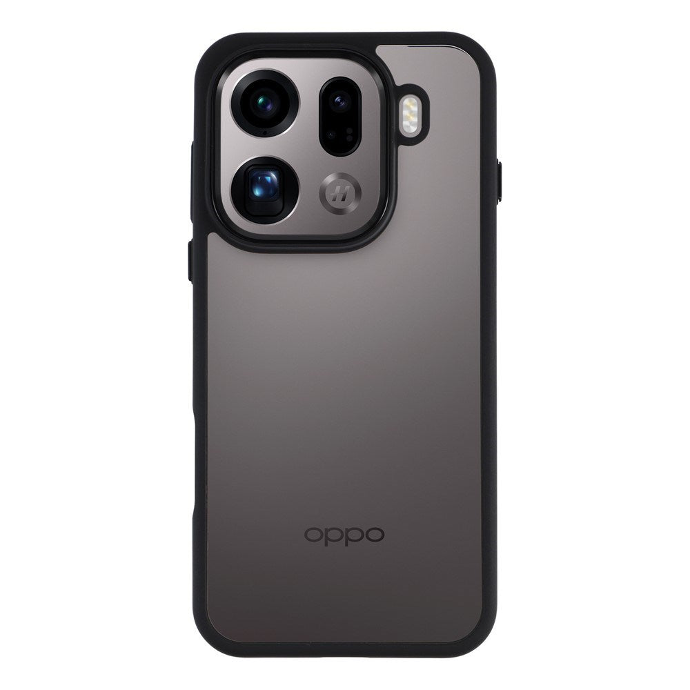 OPPO Find X9 Pro EIDERWOOD Hybrid Case - Transparent / Black