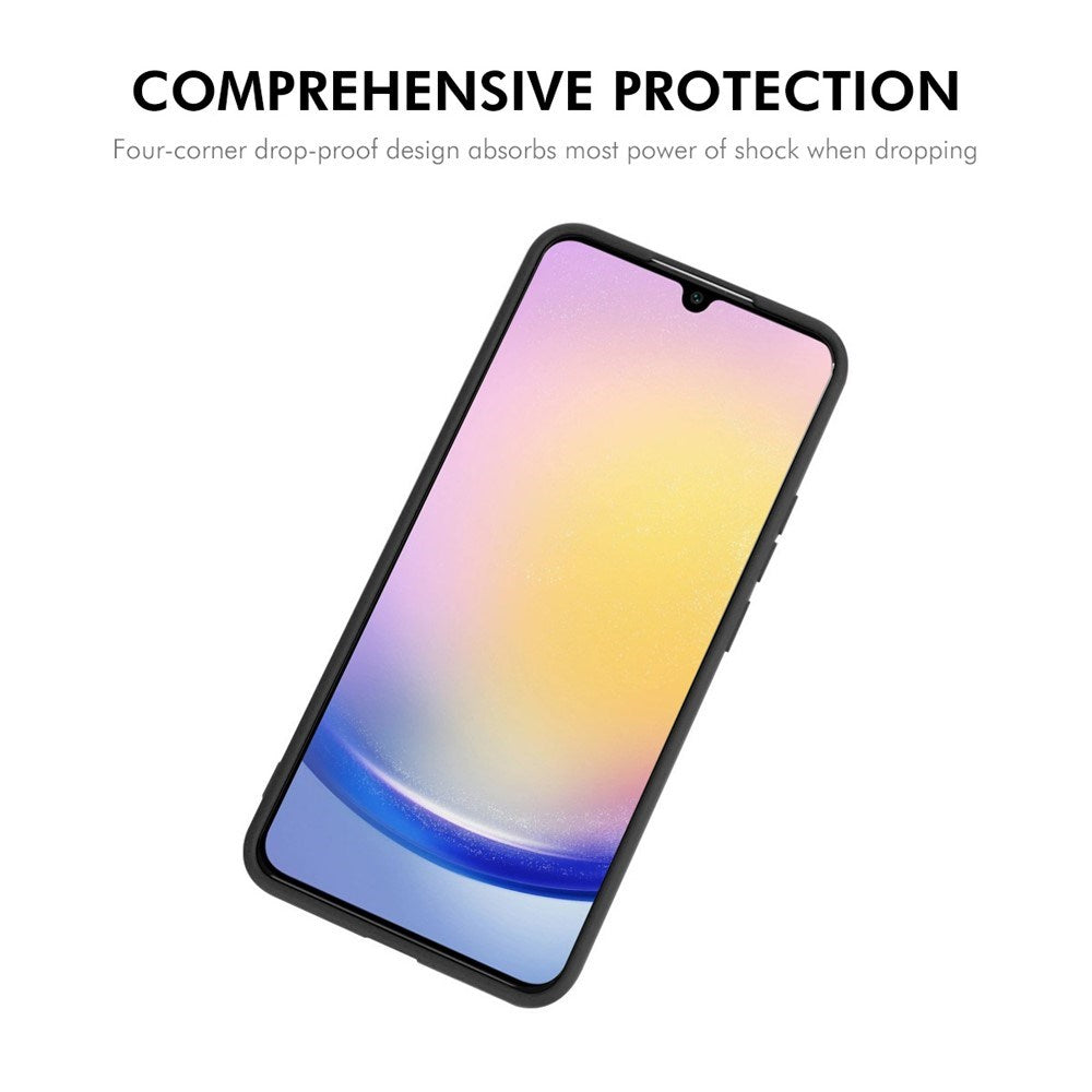 Samsung Galaxy A57 ENKAY Silicone Case with Screen Protector - Blue