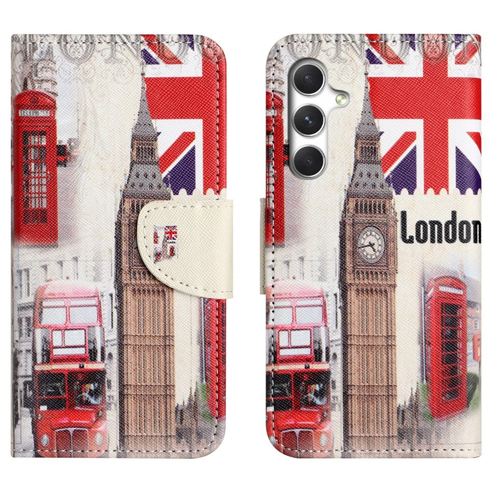 Samsung Galaxy S26 EIDERWOOD Faux Leather Flip Case with Pattern - London