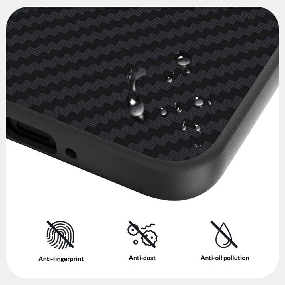 OnePlus 15R EIDERWOOD Magnetic Carbon Case - MagSafe Compatible - Black