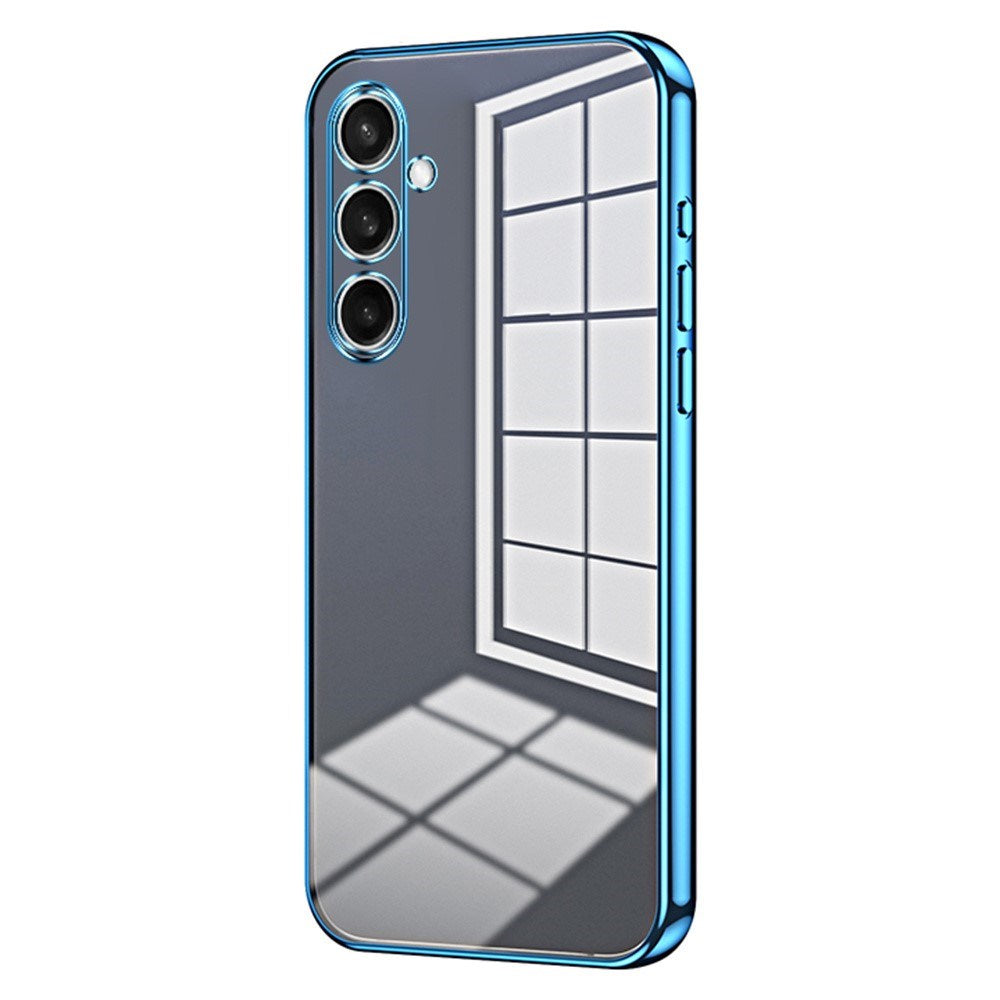 Samsung Galaxy A27 EIDERWOOD Flexible Plastic Case - Glossy Surface - Transparent / Blue