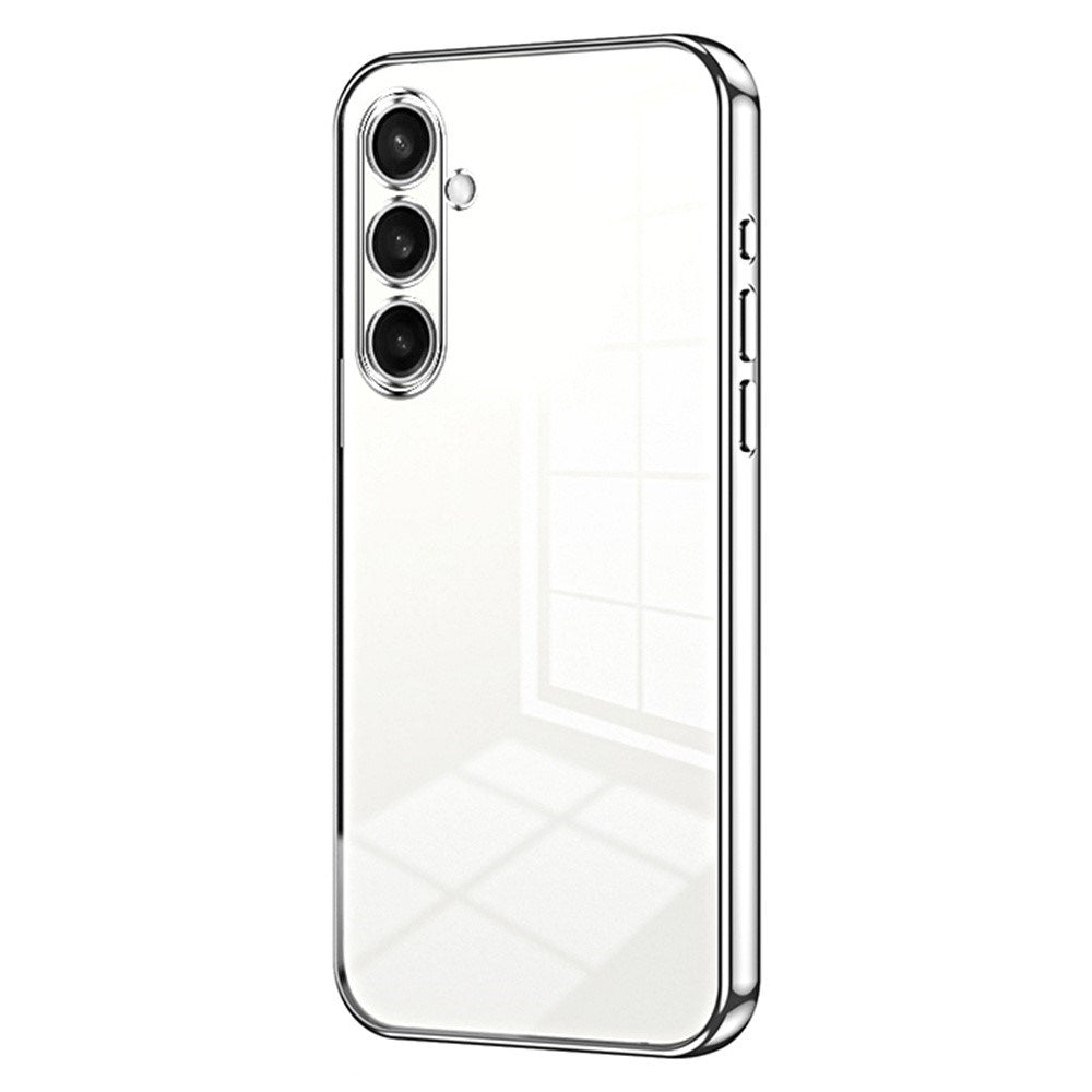 Samsung Galaxy A27 EIDERWOOD Flexible Plastic Case - Glossy Surface - Transparent / Silver