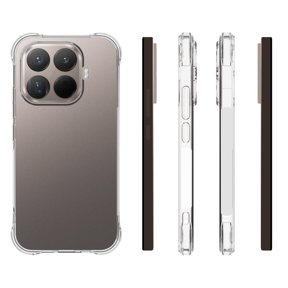Xiaomi 17T EIDERWOOD Flexible Plastic Case with Shock-Absorbing Corners - Transparent
