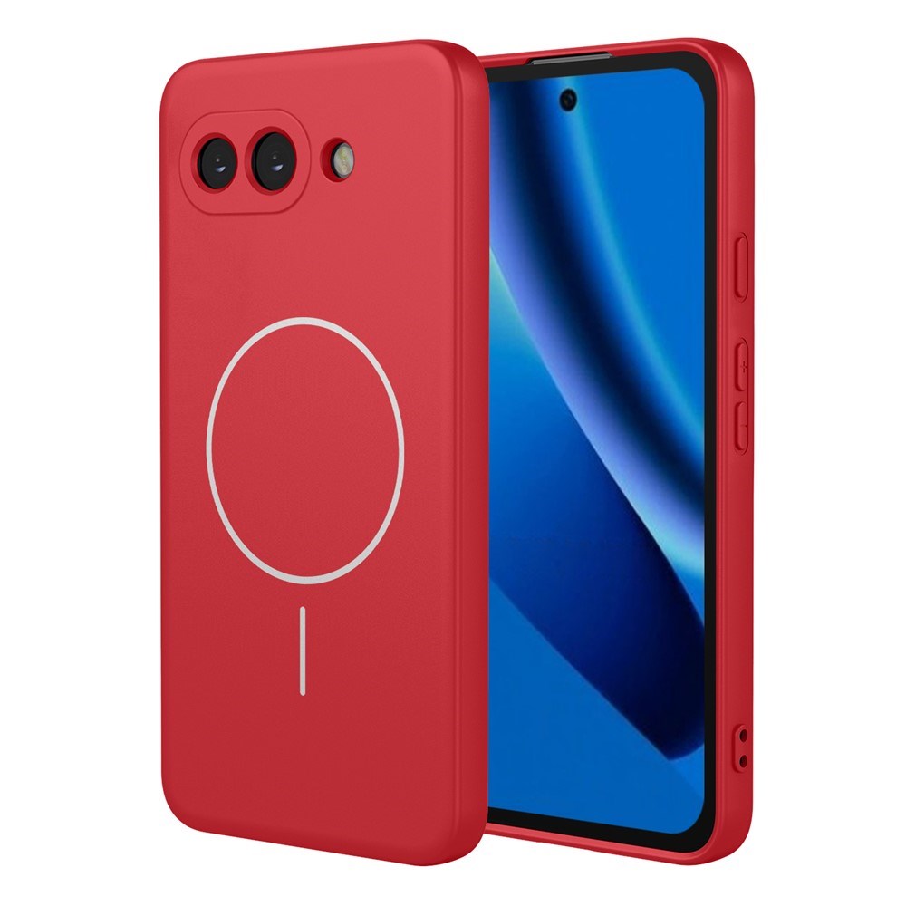 Google Pixel 10a EIDERWOOD Flexible Plastic Case – MagSafe Compatible – Red