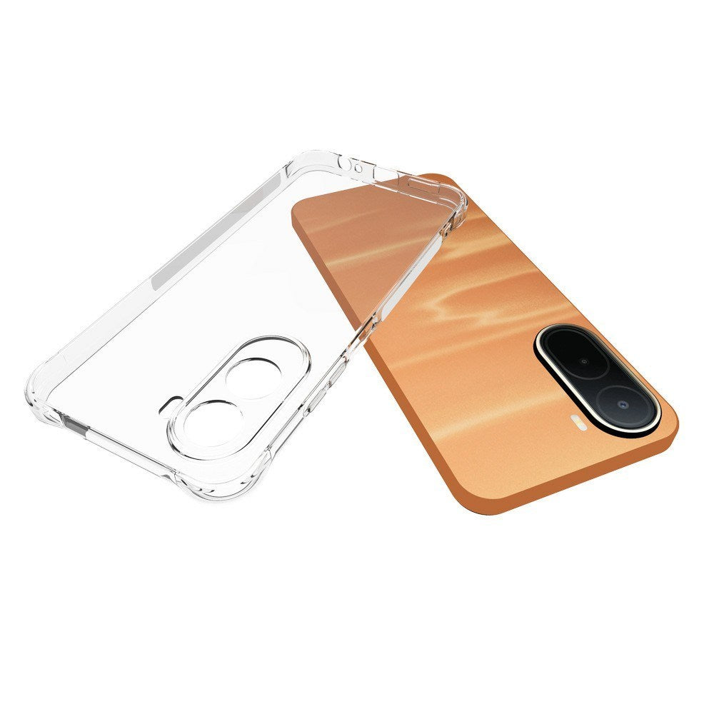 Xiaomi Redmi A7 Pro EIDERWOOD Flexible Plastic Case with Shock-Absorbing Corners - Transparent
