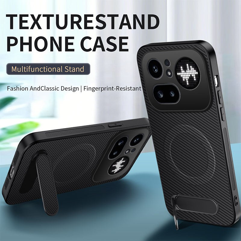 Nothing Phone (4a) Pro EIDERWOOD Hybrid Case with Kickstand - Grey