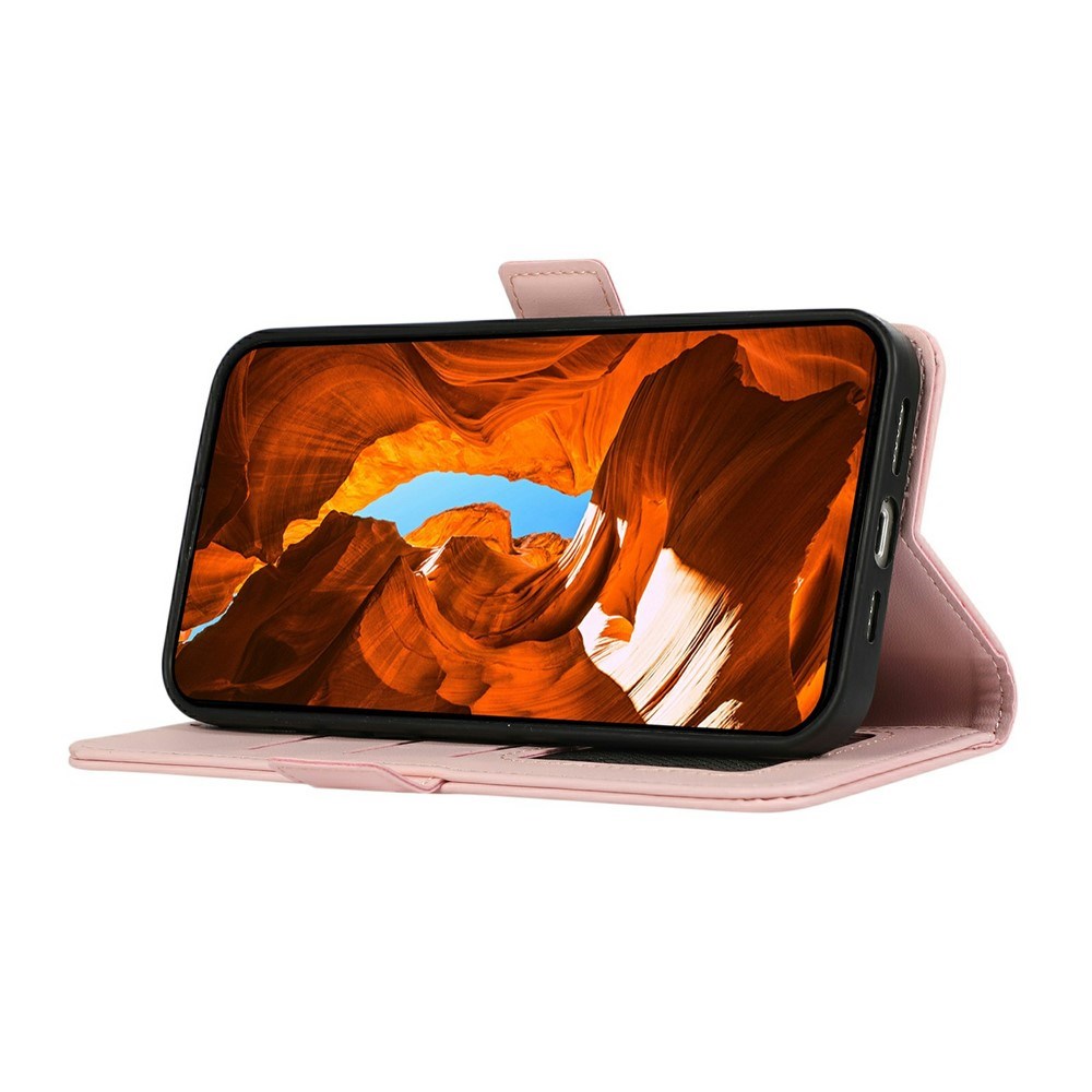 EIDERWOOD Google Pixel 11 Pro XL Flip Case with RFID Blocker & Card Holder - Pink