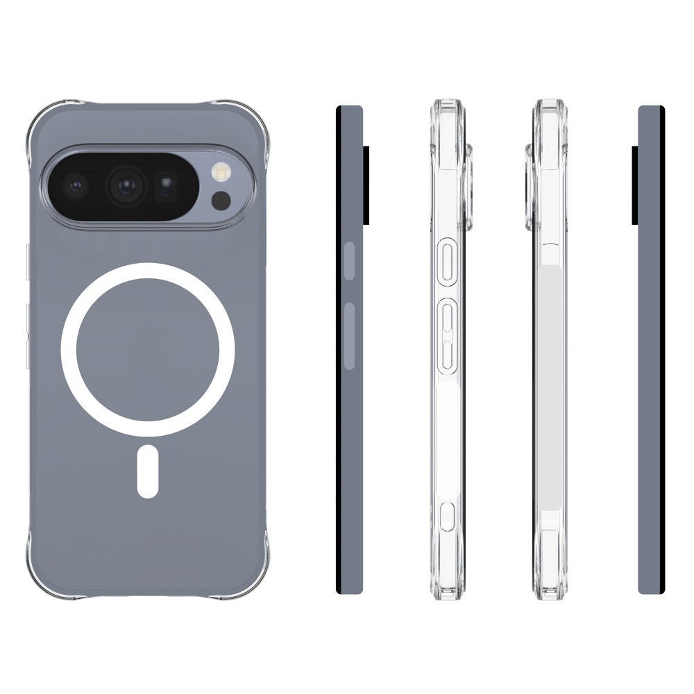Google Pixel 11 Pro EIDERWOOD Flexible Plastic Case with Shock-Absorbing Corners - MagSafe Compatible - Transparent