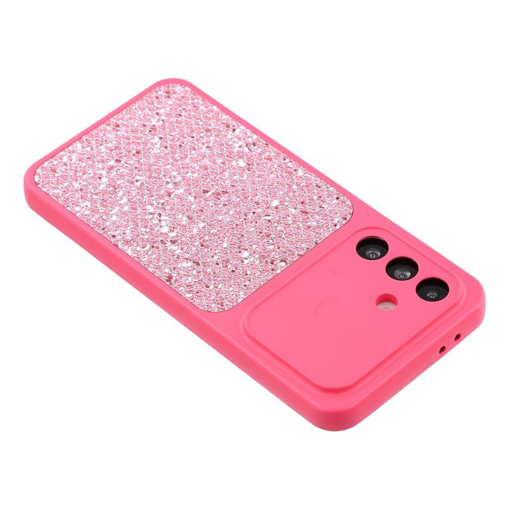 Samsung Galaxy A17 (5G) EIDERWOOD Flexible Plastic Case with Glitter - Pink