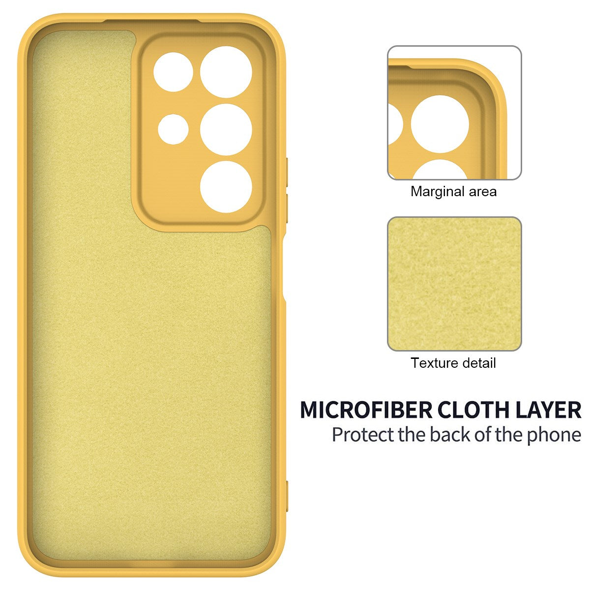 Realme C100 EIDERWOOD Silicone Case with Strap - Yellow
