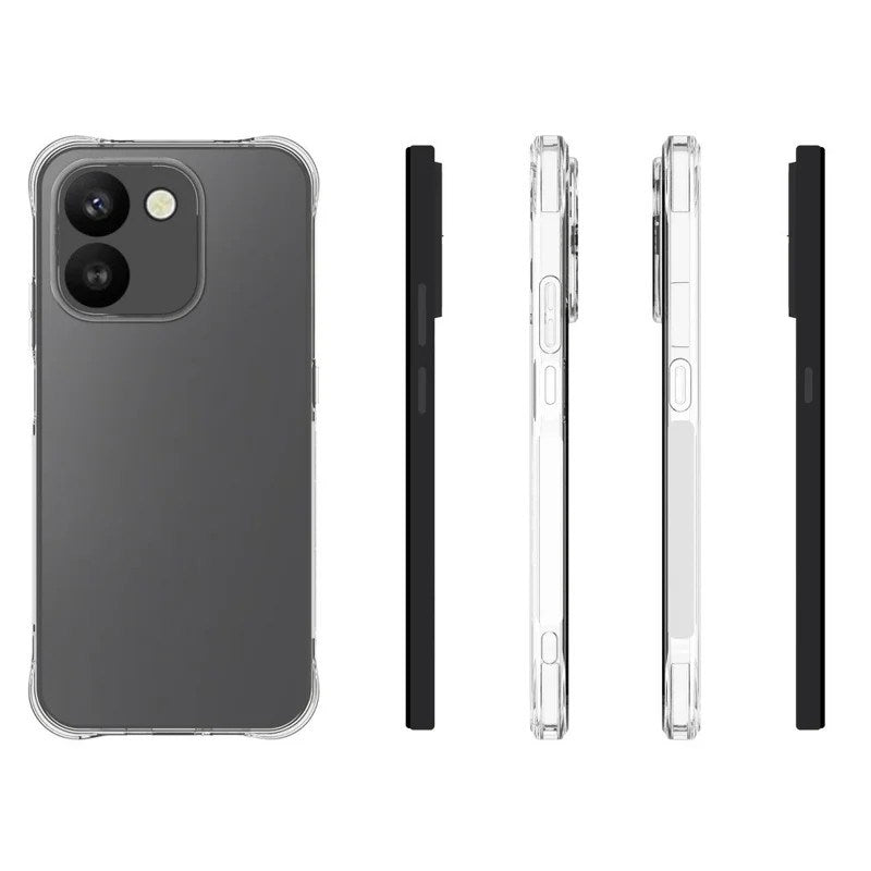Honor 600 Smart Flexible Plastic Cover w. Screen Protector - Transparent