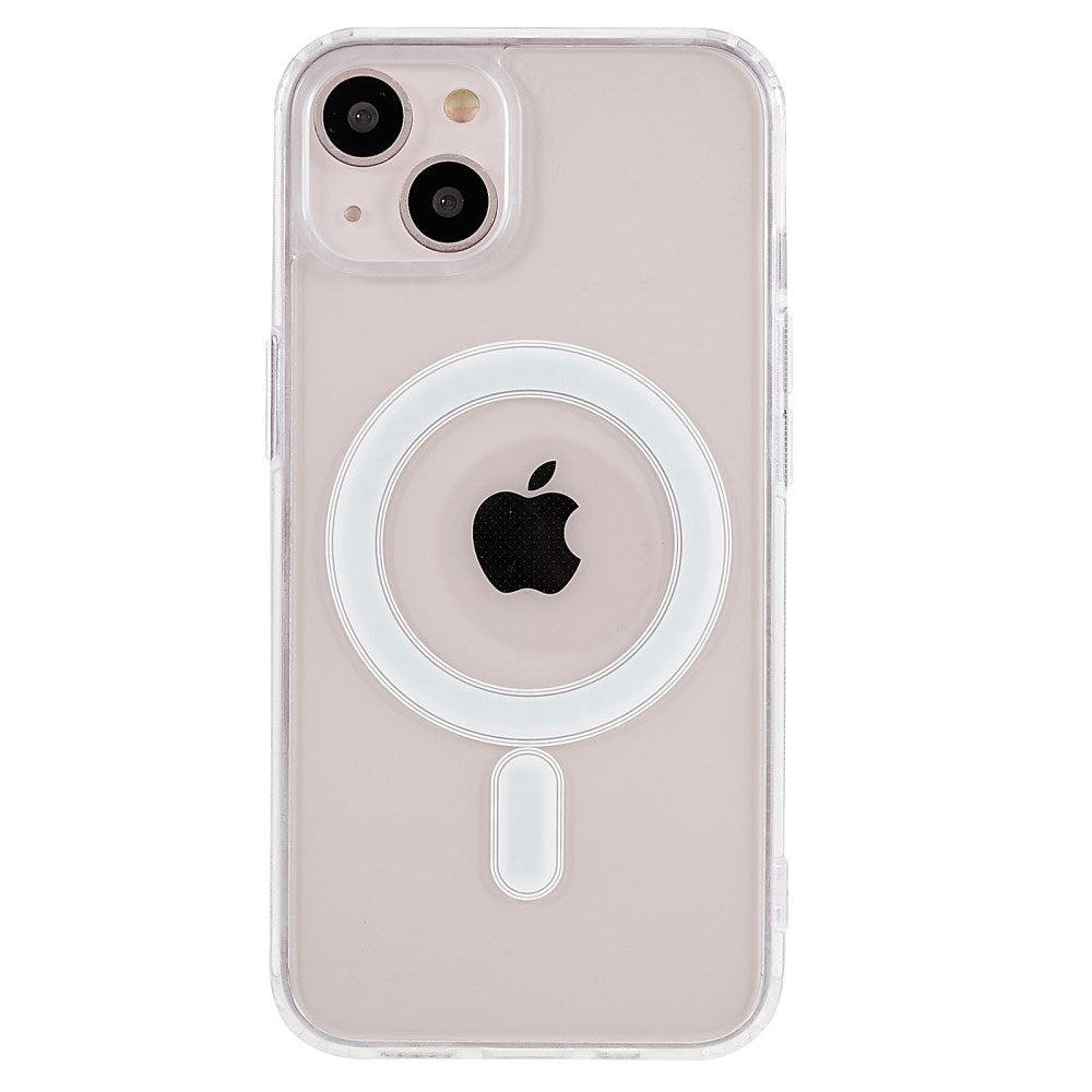 EIDERWOOD iPhone 13 Hybrid Plastic Case - MagSafe Compatible - Transparent / White
