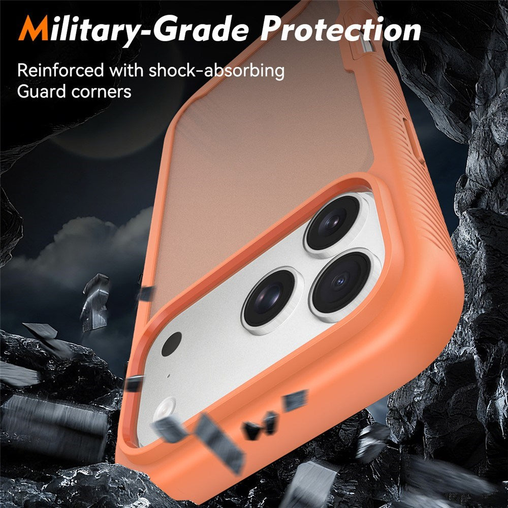 iPhone 18 Pro Max / 17 Pro Max EIDERWOOD Two-Piece Matte Hybrid Plastic Case - Orange
