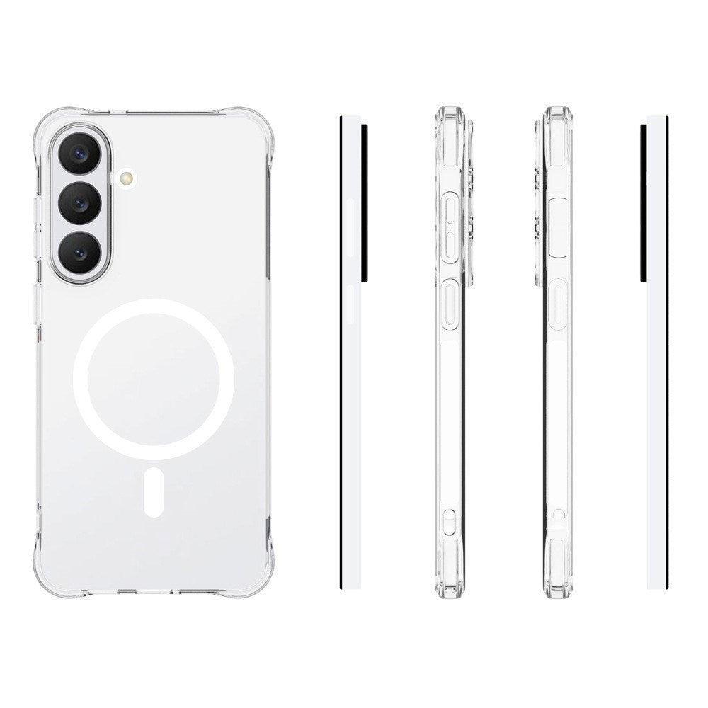 Samsung Galaxy S26 FE EIDERWOOD Flexible Plastic Case with Reinforced Corners - MagSafe Compatible - Transparent