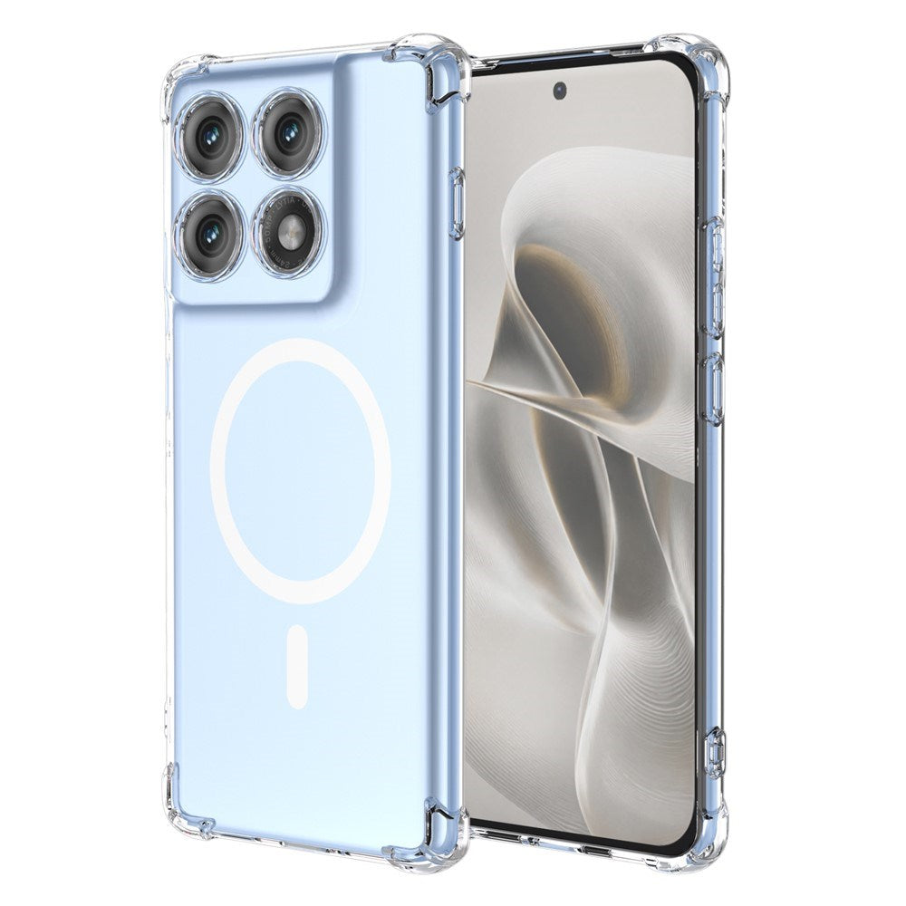 Motorola Edge 70 Pro EIDERWOOD Hybrid Plastic Case with Shock-Absorbing Corners - MagSafe Compatible - Transparent