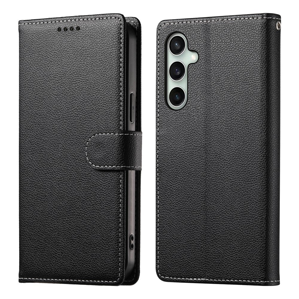 Samsung Galaxy S26 FE EIDERWOOD Flip Case with Wallet and Strap - Black