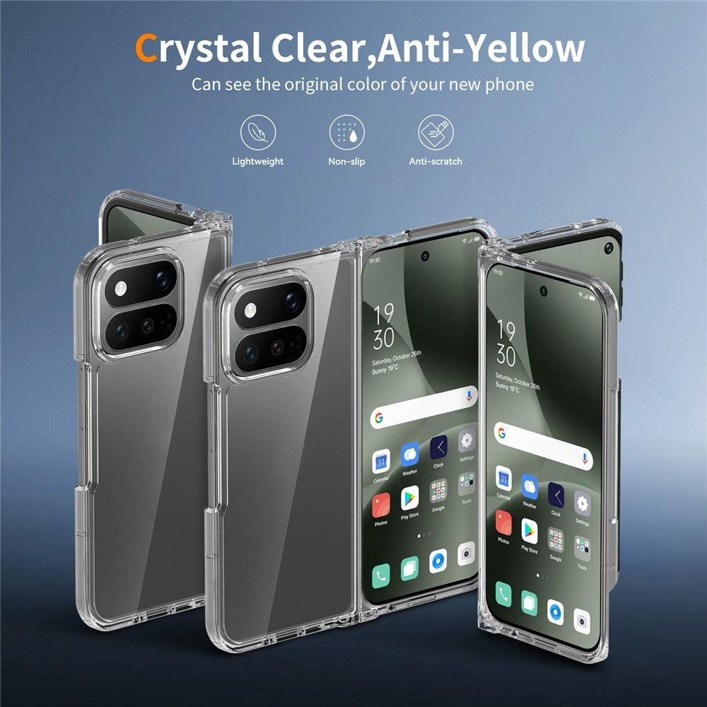 Google Pixel 11 Pro Fold EIDERWOOD Hybrid Plastic Case - Transparent