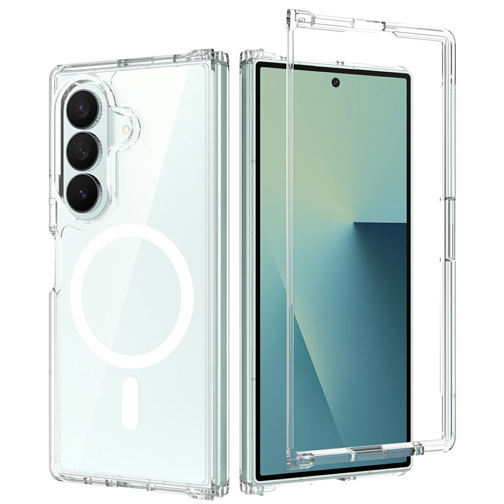 Samsung Galaxy Z Fold8 Hybrid Plastic Case - MagSafe Compatible - Transparent