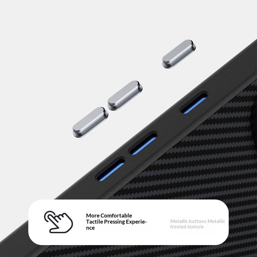 Google Pixel 11 ABEEL Hybrid Case with Carbon Fiber Texture - Black / Purple
