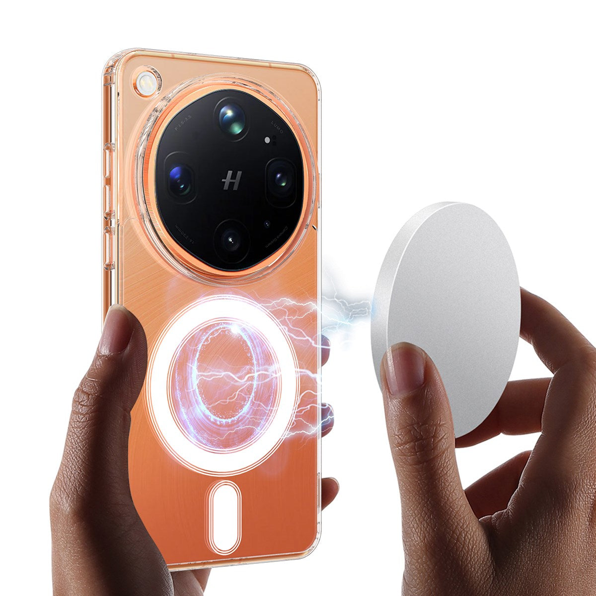 OPPO Find X9 Ultra EIDERWOOD Hybrid Case - MagSafe Compatible - Transparent