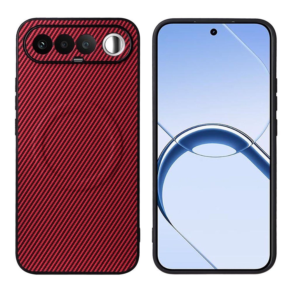 Realme 16 EIDERWOOD Hybrid Carbon Case - MagSafe Compatible - Red