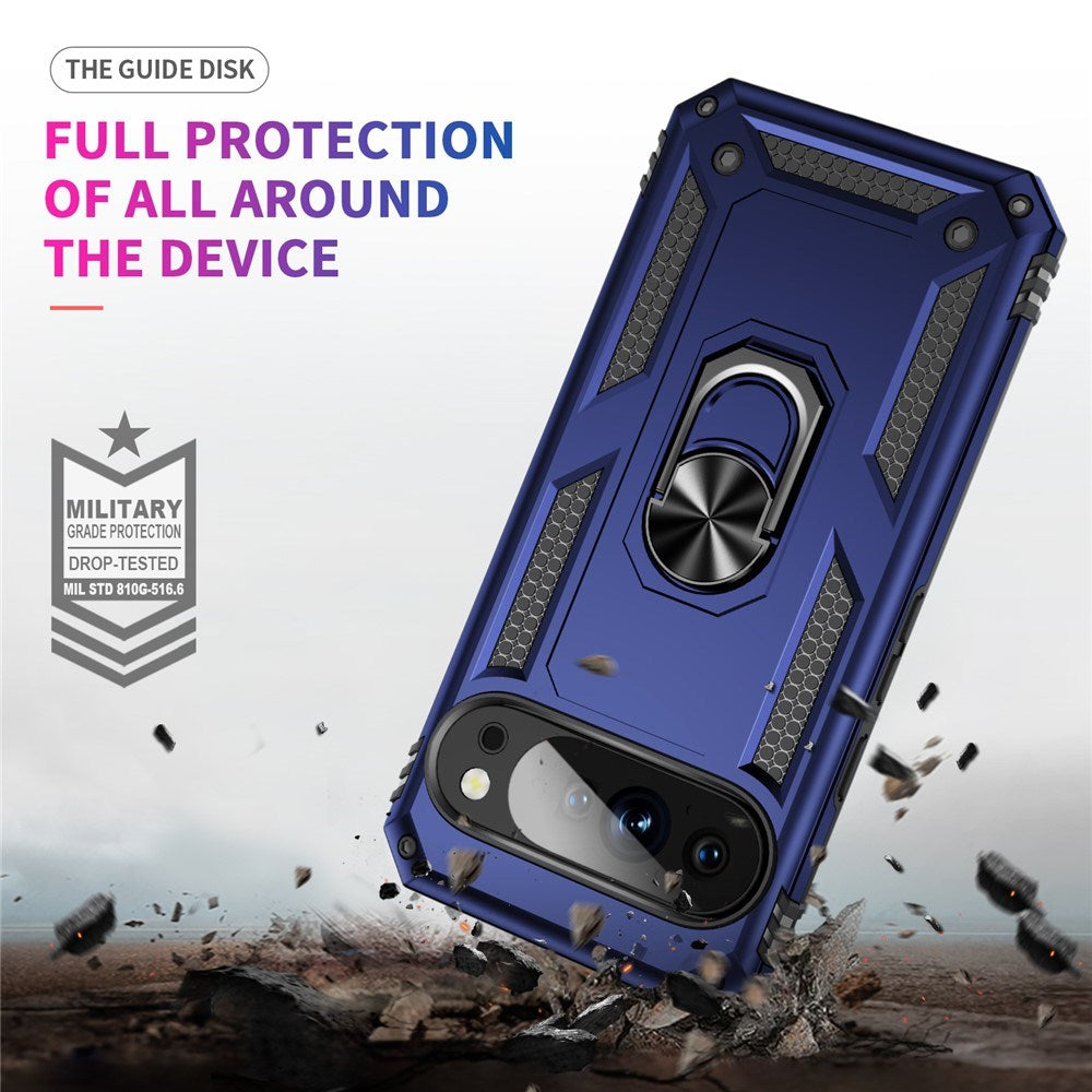 Google Pixel 11 / 11 Pro EIDERWOOD Tough Case with 360 Rotatable Kickstand - Blue