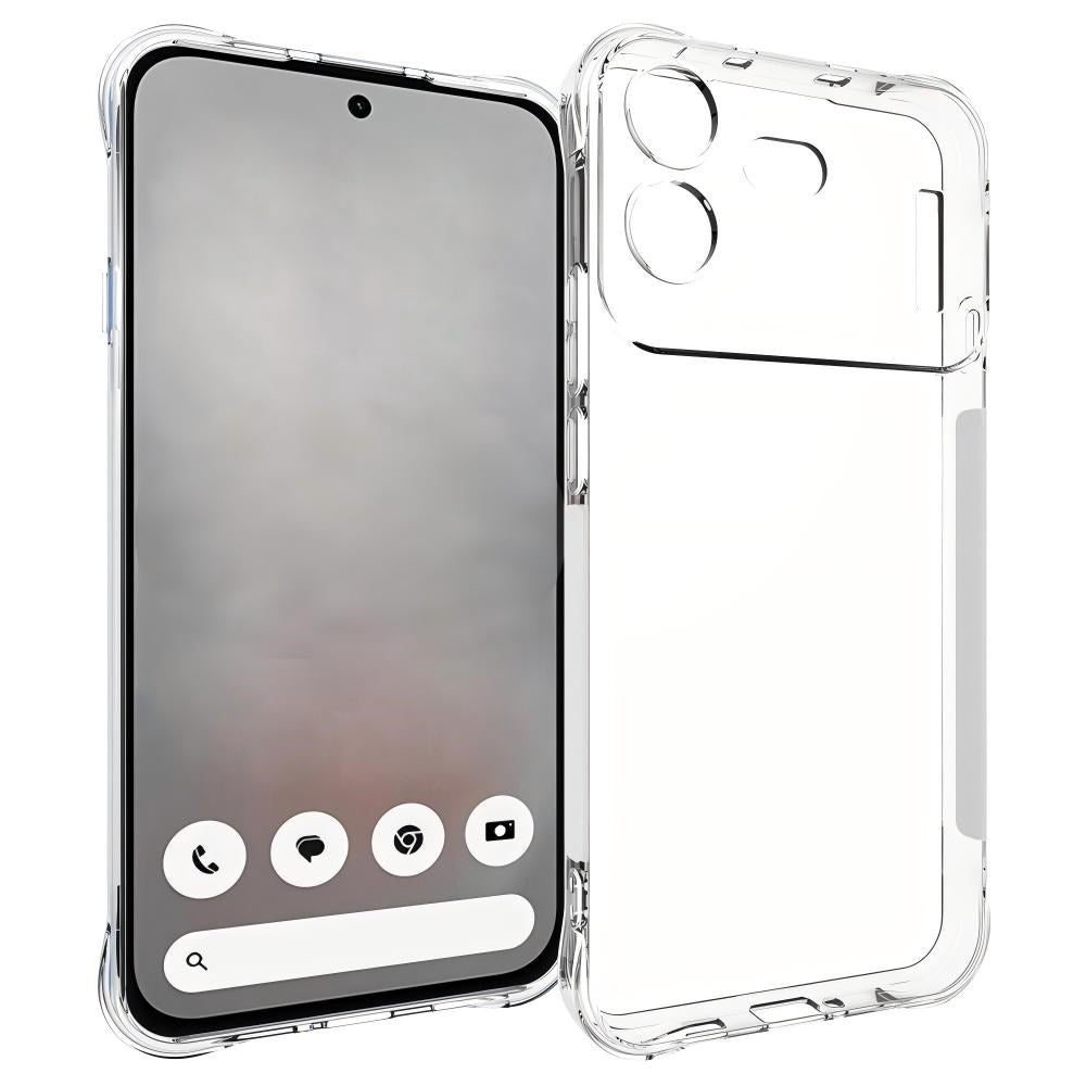 Nothing Phone (4b) WANLONFENG Flexible Plastic Case with Reinforced Corners - Transparent